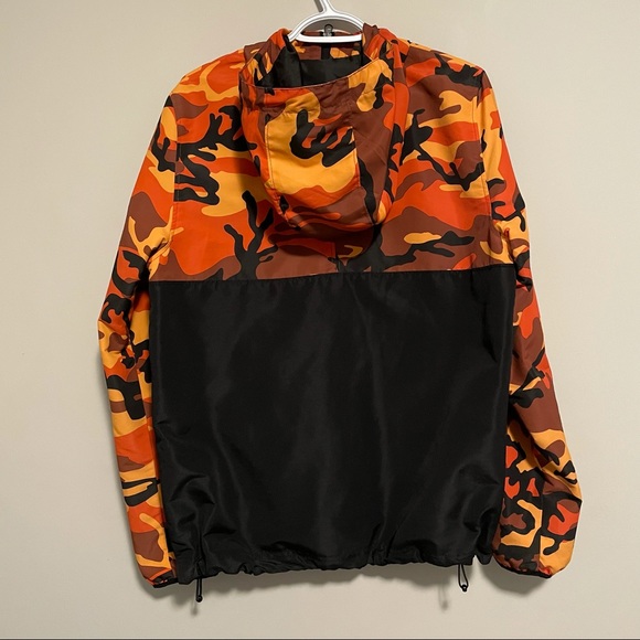 Rothco x Vitriol Orange Camo Windbreaker - Picture 2 of 5